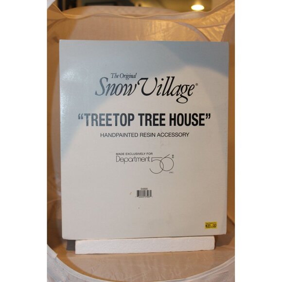 Dept 56 Snow Village - Treetop Tree House - Picture 2 of 5